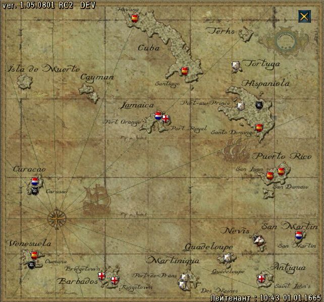 Игра пираты карибского моря 2 карта моря